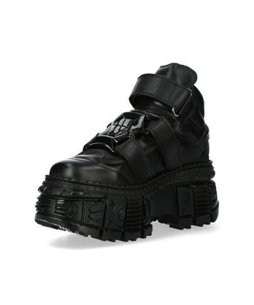 NEW ROCK(ニューロック)の「NEW ROCK/ニューロック/M-WALL285-S2(ブーツ・レディース・ブラック・40/38/39/36/37)」の5枚目の写真