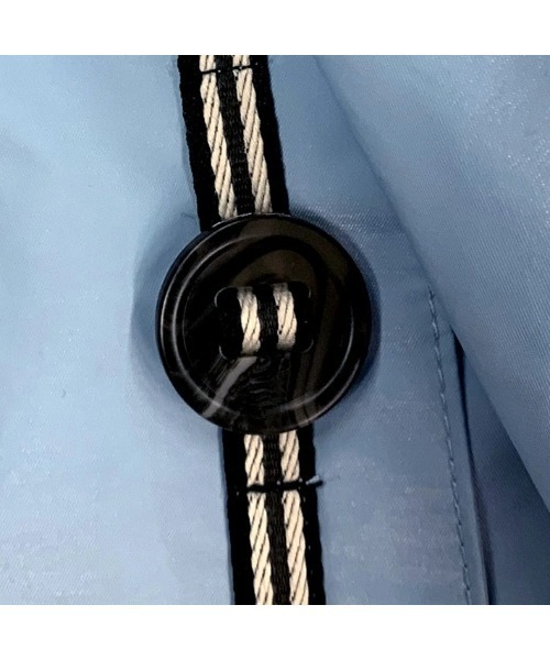 g-stage（ジーステージ）の「軽量ストレッチ フーデットコート撥水（ステンカラーコート・メンズ・ネイビー/サックスブルー・46/48/50）」の4枚目の写真