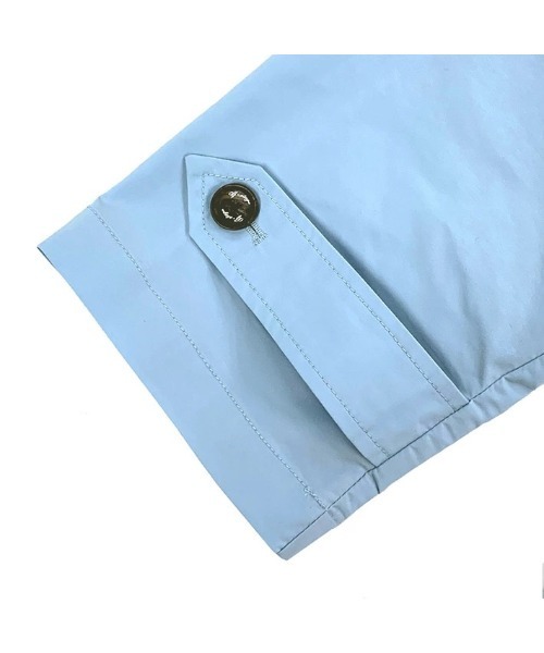g-stage（ジーステージ）の「軽量ストレッチ フーデットコート撥水（ステンカラーコート・メンズ・ネイビー/サックスブルー・46/48/50）」の3枚目の写真