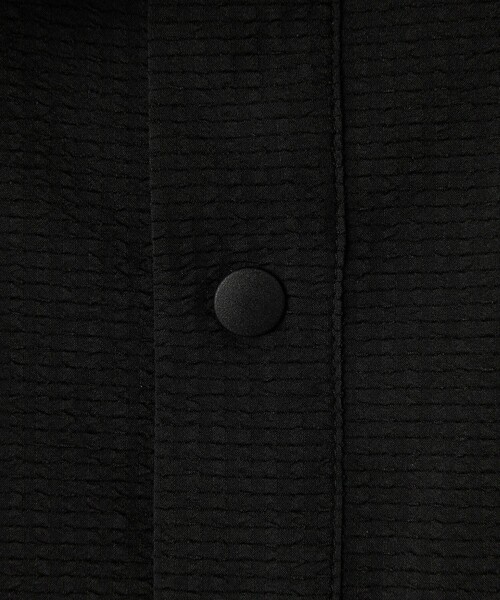 UNITED ARROWS（ユナイテッドアローズ）の「DotAir ドットエア サッカー ヘムコード プルオーバー -吸水速乾・ストレッチ-（ポロシャツ・メンズ・ブラック/ネイビー・S/L/M）」の17枚目の写真