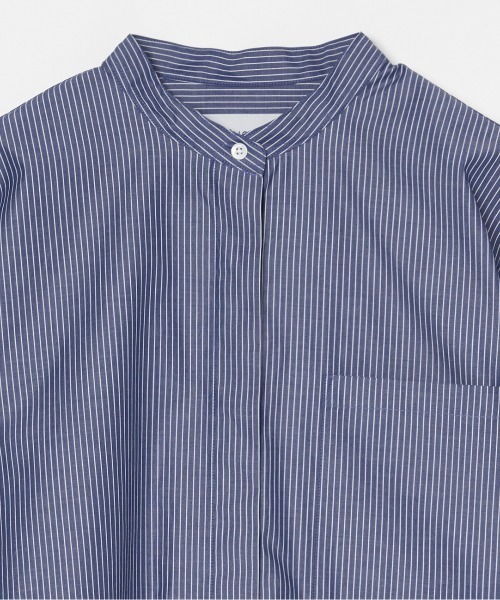 HELIOPOLE(エリオポール)の「BIG SLEEVE SHIRT(シャツ/ブラウス・レディース・ホワイト/ブルー系その他・38)」の5枚目の写真