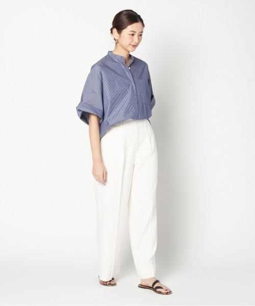 HELIOPOLE(エリオポール)の「BIG SLEEVE SHIRT(シャツ/ブラウス・レディース・ホワイト/ブルー系その他・38)」の15枚目の写真