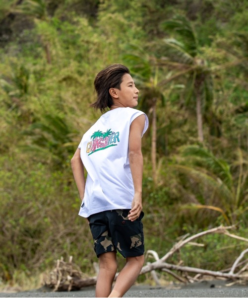 Quiksilver(クイックシルバー)の「BEACH VOLLEY YOUTH 1/クイックシルバーキッズサーフトランクス・ボードショーツ・バギーショーツ(水着)(水着・キッズ・ホワイト/カーキ/ホワイト系その他/グリーン系その他・130/140/150/160/100/110/120)」の11枚目の写真