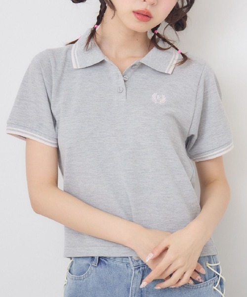 セール】【新色追加】刺繍入りポロTEE（Tシャツ/カットソー