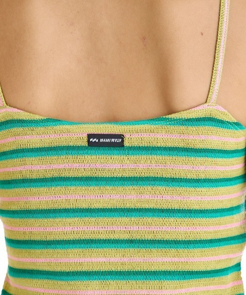 BILLABONG(ビラボン)の「BILLABONG レディース 【MAMIWATA】 MAMI WATA STRIPE MINI DRS ワンピース 【2025年夏モデル】/ビラボンMAMIWATAコラボミニワンピース(ワンピース・レディース・マルチ・MEDIUM)」の3枚目の写真