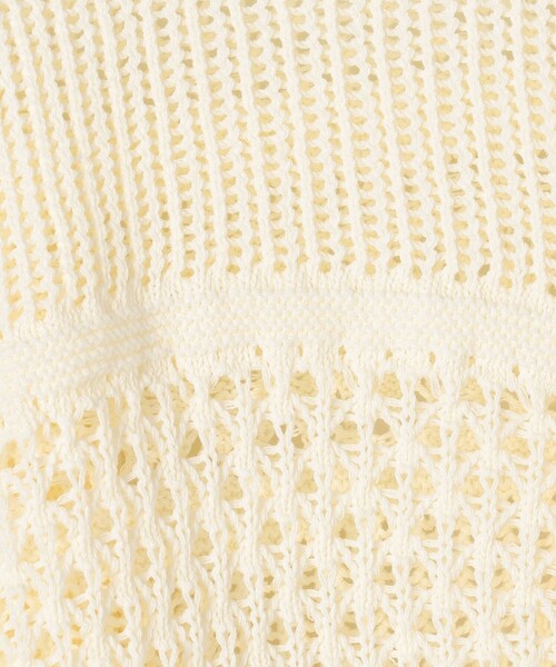 MACPHEE(マカフィー)の「【WEB限定】コットンレーシー クルーネックカーディガン(カーディガン/ボレロ・レディース・ブラック/ホワイト・S)」の18枚目の写真