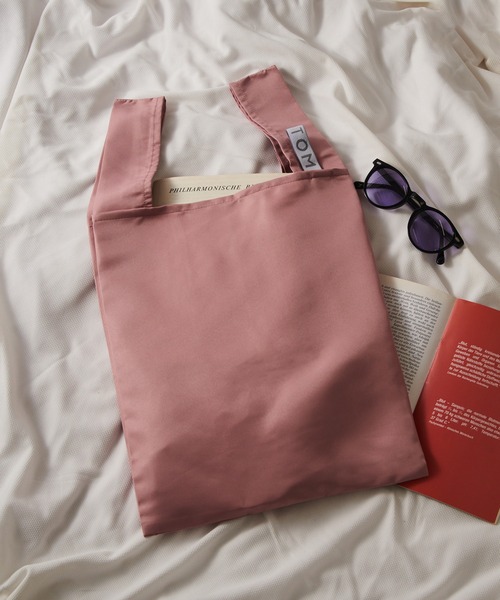 SETUP7（セットアップセブン）の「【SETUP7】クルリト デイリーバッグ TR-1201 TRW（エコバッグ/サブバッグ・レディース・チャコールグレー/ベージュ/ネイビー/グレー/オフホワイト/ピンク/イエロー/グリーン/ミント・FREE）」の9枚目の写真