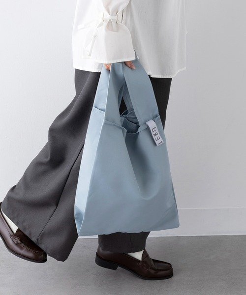 SETUP7（セットアップセブン）の「【SETUP7】クルリト デイリーバッグ TR-1201 TRW（エコバッグ/サブバッグ・レディース・チャコールグレー/ベージュ/ネイビー/グレー/オフホワイト/ピンク/イエロー/グリーン/ミント・FREE）」の7枚目の写真