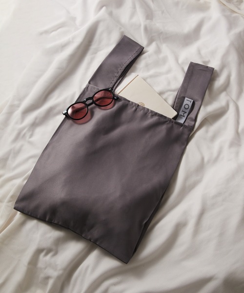 SETUP7（セットアップセブン）の「【SETUP7】クルリト デイリーバッグ TR-1201 TRW（エコバッグ/サブバッグ・レディース・チャコールグレー/ベージュ/ネイビー/グレー/オフホワイト/ピンク/イエロー/グリーン/ミント・FREE）」の11枚目の写真