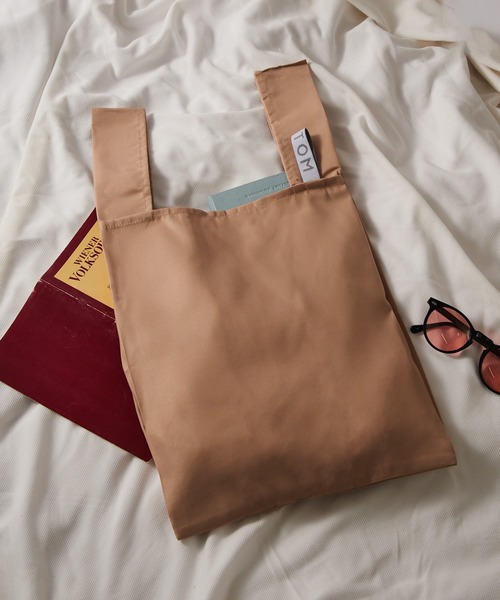 SETUP7（セットアップセブン）の「【SETUP7】クルリト デイリーバッグ TR-1201 TRW（エコバッグ/サブバッグ・レディース・チャコールグレー/ベージュ/ネイビー/グレー/オフホワイト/ピンク/イエロー/グリーン/ミント・FREE）」の16枚目の写真