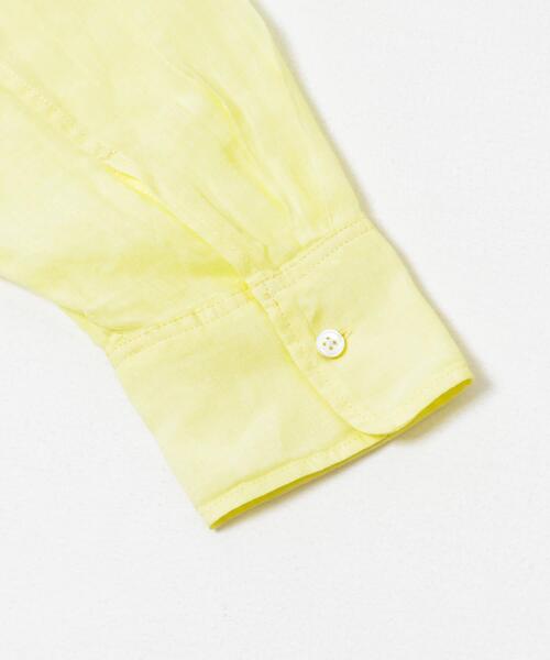URBAN RESEARCH（アーバンリサーチ）の「ガーメントダイラミーオーバーシャツ（シャツ/ブラウス・レディース・イエロー/ブラウン/ブルー/オフホワイト・FREE）」の13枚目の写真