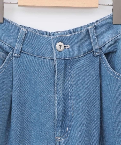 a.v.v（アーヴェヴェ）の「[130-160]サイドスリットデニム（デニムパンツ・キッズ・ブルー/チャコールグレー・130/140/150/160）」の3枚目の写真