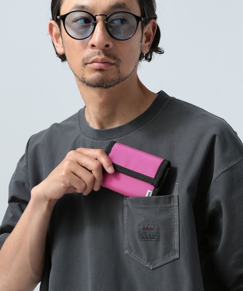 BAYFLOW(ベイフロー)の「カラフルウォレット(財布・メンズ・ピンク/ブルー/ブラック・FREE)」の1枚目の写真