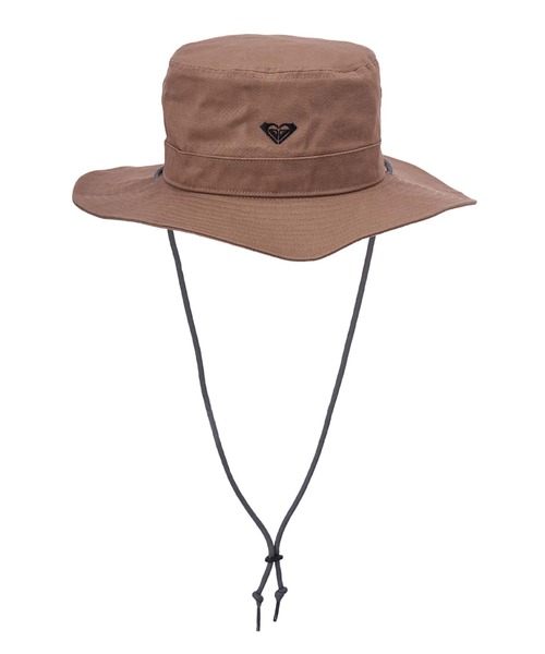 ROXY(ロキシー)の「SHADY BRADY/ロキシーストラップ付き日焼け対策アドベンチチャーハット(ハット・レディース・ホワイト/ブラック/ブラウン・FREE)」の3枚目の写真