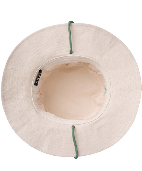 ROXY(ロキシー)の「SHADY BRADY/ロキシーストラップ付き日焼け対策アドベンチチャーハット(ハット・レディース・ホワイト/ブラック/ブラウン・FREE)」の9枚目の写真