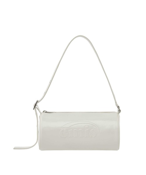 EMIS(イミス)の「EMBOSSED BARREL BAG(ショルダーバッグ・レディース・シルバー/レッド/ブラック/アイボリー・FREE)」の2枚目の写真