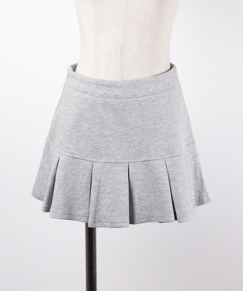 me+em select（ミームセレクト）の「【 ２点セット 】スキッパーネック半袖Ｔシャツ ＆ プリーツミニスカート ワンホンセットアップ　／ skipper neck short sleeve  T-shirt & pleated mini skirt wanghong setup ※※（セットアップ・レディース・グレー/ホワイト/ブラック・MEDIUM/SMALL）」の13枚目の写真