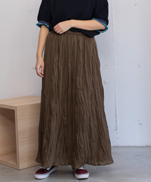<made in INDIA>クリンクルスカート