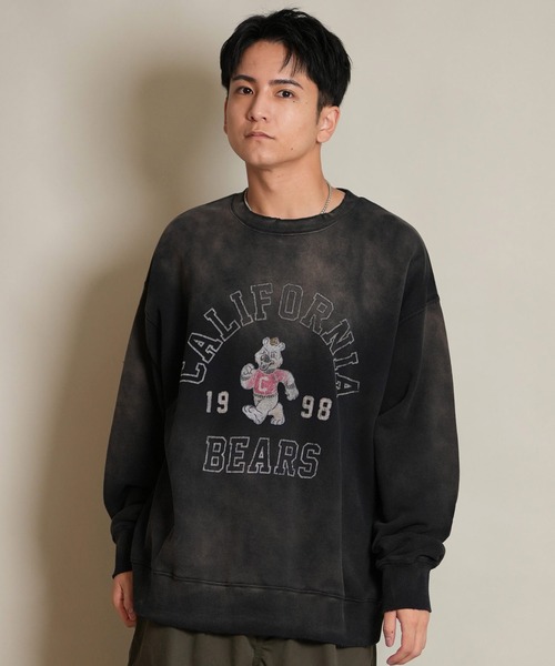 Drawer クルーネック半袖スウェット ムラサキスポーツ限定】DEAR LAUREL/ディアローレル トレーナー クルー