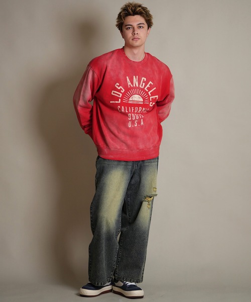 ムラサキスポーツ限定】DEAR LAUREL/ディアローレル トレーナー クルー