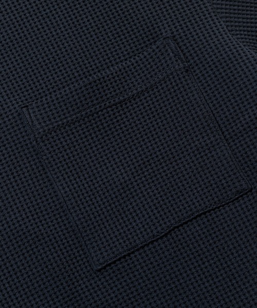 meanswhile（ミーンズワイル）の「SOLOTEX Waffle S/S Tee（Tシャツ/カットソー・メンズ・オフホワイト/ネイビー/ベージュ系その他・2(M)/3(L)/4(XL)/1(S)）」の13枚目の写真