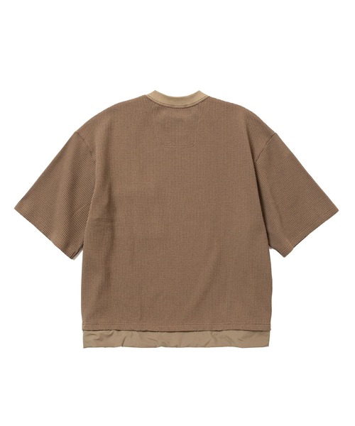 meanswhile（ミーンズワイル）の「SOLOTEX Waffle S/S Tee（Tシャツ/カットソー・メンズ・オフホワイト/ネイビー/ベージュ系その他・2(M)/3(L)/4(XL)/1(S)）」の20枚目の写真