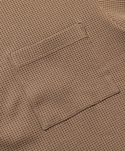 meanswhile（ミーンズワイル）の「SOLOTEX Waffle S/S Tee（Tシャツ/カットソー・メンズ・オフホワイト/ネイビー/ベージュ系その他・2(M)/3(L)/4(XL)/1(S)）」の22枚目の写真