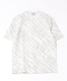ゼブラ柄スプレー風ぼかしプリントTシャツ（Tシャツ/カットソー
