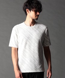 NICOLE CLUB FOR MEN | 【２５モデルEC限定再販売】ゼブラ柄スプレー風ぼかしプリントTシャツ(Tシャツ/カットソー)