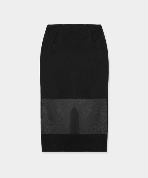 ZOZOTOWN限定》【Louren/ローレン】sheer cocoon skirt/シアー