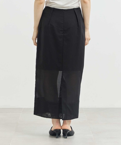 louren　ローレン　cut jacquard cocoon skirt Lauryn Cocoon Skirt Black – Just Perfect Collection Online