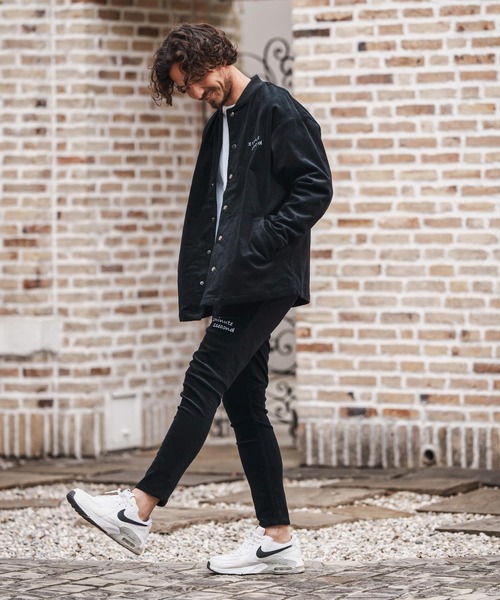 1minute 1second（ワンミニットワンセカンド）の「mp13840-corduroy pants with cursive embroidery コーデュロイパンツ（その他パンツ・メンズ・ブラック/グレー・S/M/L/XL）」の20枚目の写真