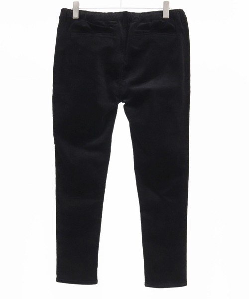 1minute 1second（ワンミニットワンセカンド）の「mp13840-corduroy pants with cursive embroidery コーデュロイパンツ（その他パンツ・メンズ・ブラック/グレー・S/M/L/XL）」の9枚目の写真
