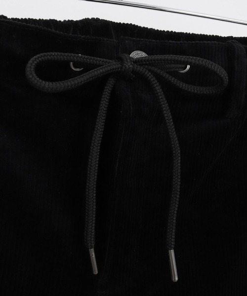 1minute 1second（ワンミニットワンセカンド）の「mp13840-corduroy pants with cursive embroidery コーデュロイパンツ（その他パンツ・メンズ・ブラック/グレー・S/M/L/XL）」の10枚目の写真