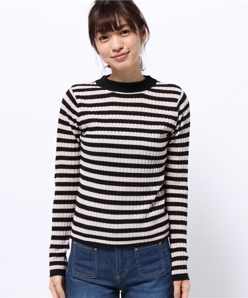 OUTLET（アウトレット）の「【who's who Chico】ハイネックリブニット（ニット/セーター・レディース・ベージュ系その他・FREE）」の7枚目の写真