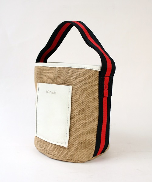 Scrap Book（スクラップブック）の「【atneK by Scrap Book】ラインリネンミニトートバッグ（かごバッグ・レディース・ナチュラル・FREE）」の8枚目の写真