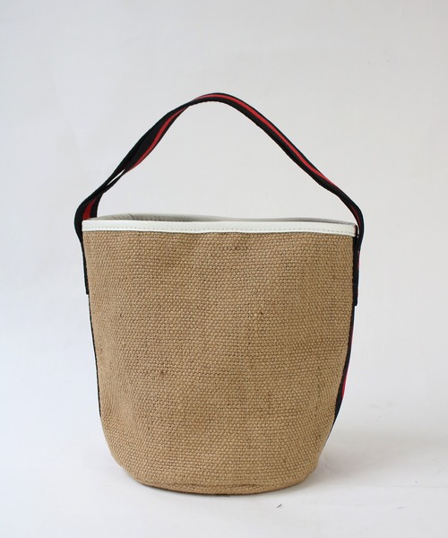 Scrap Book（スクラップブック）の「【atneK by Scrap Book】ラインリネンミニトートバッグ（かごバッグ・レディース・ナチュラル・FREE）」の7枚目の写真