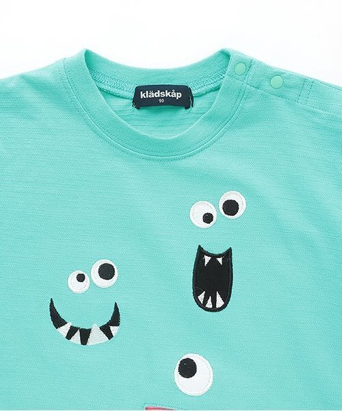 kladskap（クレードスコープ）の「おばけギミック半袖Tシャツ（Tシャツ/カットソー・キッズ・エメラルド/スモークピンク・100cm/110cm/90cm/120cm）」の4枚目の写真