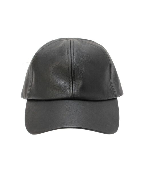 ELENDEEK(エレンディーク)の「フェイクレザーキャップ(キャップ・レディース・グレー/ブラック/モカ・FREE)」の6枚目の写真