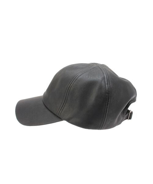 ELENDEEK(エレンディーク)の「フェイクレザーキャップ(キャップ・レディース・グレー/ブラック/モカ・FREE)」の7枚目の写真