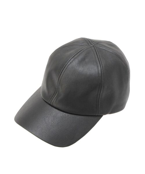ELENDEEK(エレンディーク)の「フェイクレザーキャップ(キャップ・レディース・グレー/ブラック/モカ・FREE)」の12枚目の写真