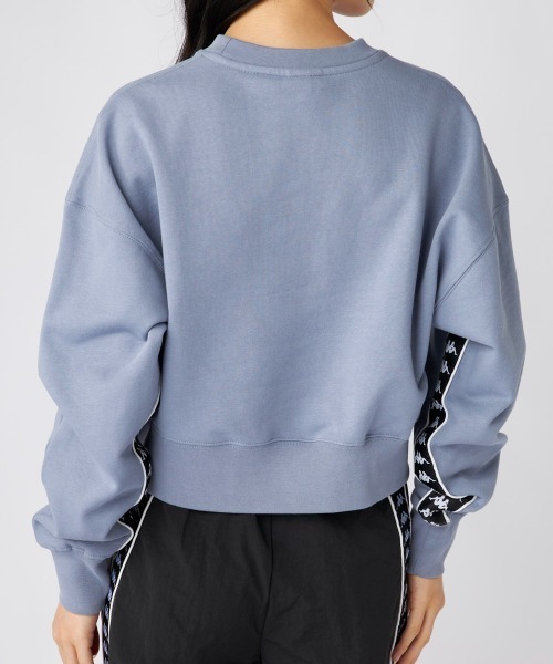 Kappa(カッパ)の「裏毛クルーネックスウェット(スウェット・レディース・ライトブルー/ライトグレー・LARGE/MEDIUM/SMALL)」の10枚目の写真