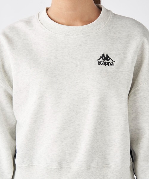 Kappa(カッパ)の「裏毛クルーネックスウェット(スウェット・レディース・ライトブルー/ライトグレー・LARGE/MEDIUM/SMALL)」の6枚目の写真