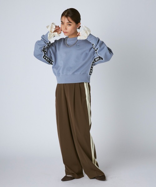Kappa(カッパ)の「裏毛クルーネックスウェット(スウェット・レディース・ライトブルー/ライトグレー・LARGE/MEDIUM/SMALL)」の18枚目の写真