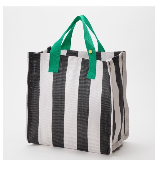 LILA&FLEUR(リラアンドフルール)の「Box Tote Bag(トートバッグ・レディース・サックスブルー系/オレンジ系その他/ホワイト×ブラック/イエロー× ブルー/ピンク系その他・ONE SIZE)」の1枚目の写真