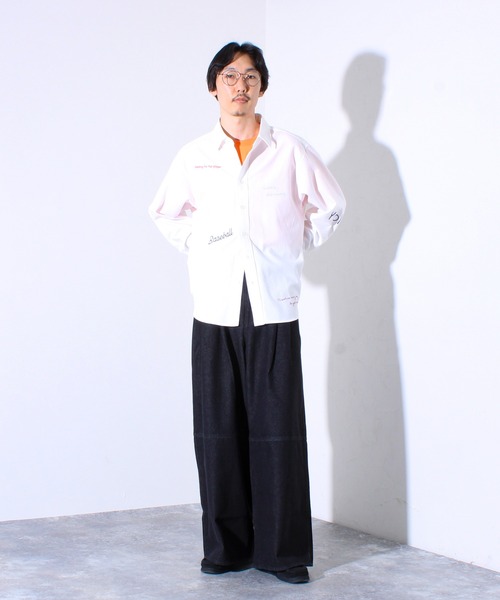 GLOSTER（グロスター）の「【WEB限定】スーパーワイドバギーデニム（デニムパンツ・メンズ・ブラック/ネイビー・マルチサイズ）」の21枚目の写真