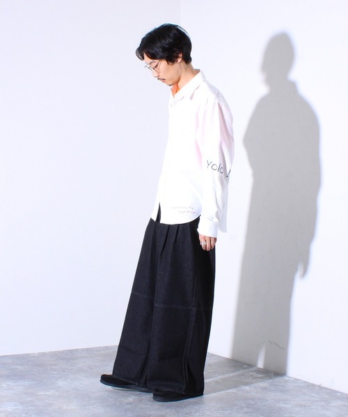 GLOSTER（グロスター）の「【WEB限定】スーパーワイドバギーデニム（デニムパンツ・メンズ・ブラック/ネイビー・マルチサイズ）」の18枚目の写真