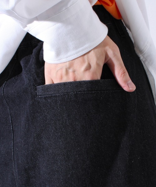 GLOSTER（グロスター）の「【WEB限定】スーパーワイドバギーデニム（デニムパンツ・メンズ・ブラック/ネイビー・マルチサイズ）」の22枚目の写真