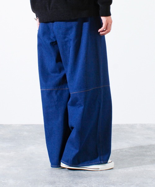 GLOSTER（グロスター）の「【WEB限定】スーパーワイドバギーデニム（デニムパンツ・メンズ・ブラック/ネイビー・マルチサイズ）」の16枚目の写真