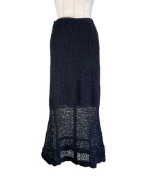 poodle crochet knit skirt